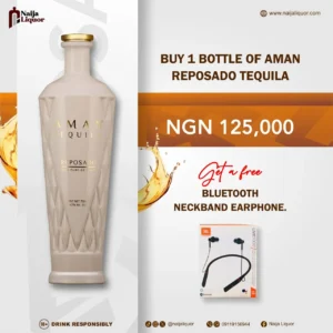 Bottle of Aman Reposado Tequila Deal
